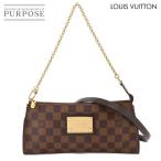 新品同様 ルイ ヴィトン LOUIS VUITTON ダミエ ソフィ 2way ハンド ショルダー バッグ エベヌ ブラウン N51135 ゴールド 金具 90276953