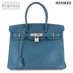エルメス HERMES バーキン30 ハンド バッグ エプソン コルヴェール □M刻印 シルバー 金具 Birkin 30 90276970