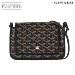 未使用 展示品 ゴヤール GOYARD プリュメ ポーチ ウォレット ショルダー バッグ PVC レザー ブラック Plumet Pocket Wallet 90277288