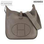 美品 エルメス HERMES エブリン3 TGM ショルダー バッグ トリヨンクレマンス エタン □JO刻印 シルバー 金具 Evelyne 90277559