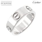 カルティエ Cartier ラブ #48 リング K18 WG ホワイトゴールド 750 指輪 Love Ring【証明書付き】 90277635