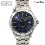 オメガ OMEGA シーマスター 120m 2511 81 メンズ 腕時計 デイト ブルー クォーツ ウォッチ Seamaster 90277871