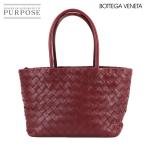 新品同様 ボッテガ ヴェネタ BOTTEGA VENETA イントレチャート トート バッグ レザー ボルドー 600887 Intrecciato Bag 90278289