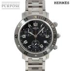 エルメス HERMES クリッパー ダイバー クロノグラフ CL2 910 ヴィンテージ メンズ 腕時計 デイト クォーツ Clipper diver 90278787