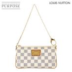 ルイ ヴィトン LOUIS VUITTON ダミエ アズール ポシェット ミラ MM チェーン ハンド バッグ ポーチ N60027 Pochette Milla MM 90279086