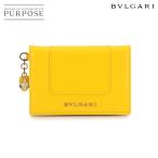 未使用 展示品 ブルガリ BVLGARI セルペンティ フォーエバー カードケース ホルダー レザー イエロー 280415 Serpenti Card Case 90282024