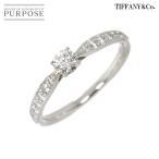ティファニー TIFFANY&Co. ハーモニー 9号 リング ダイヤ 0.19ct Pt プラチナ 指輪 Harmony Ring 90282391