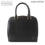 美品 ルイ ヴィトン LOUIS VUITTON エピ ポンヌフ ハンド バッグ レザー ノワール M52052 ゴールド 金具 Epi Pont Neuf 90282953
