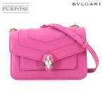 未使用 展示品 ブルガリ BVLGARI セルペンティ フォーエバー ショルダー バッグ レザー ピンク Serpenti Forever Bag 90283732
