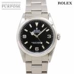 ロレックス ROLEX エクスプローラー1 14270 U番 メンズ 腕時計 ブラック オートマ 自動巻き ウォッチ Explorer I 90284592