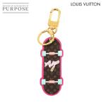 ルイ ヴィトン LOUIS VUITTON モノグラム ポルトクレ LVスケートボード バッグ チャーム キーホルダー ブラウン M69006 Bag Charm 90285067
