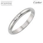 カルティエ Cartier 1895 クラシック #51 リング ダイヤ 1P Pt プラチナ 指輪 Classic Diamond Ring【証明書付き】 90285555
