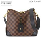 新品同様 ルイ ヴィトン LOUIS VUITTON ダミエ オデオン NM PM ショルダー バッグ エベヌ N50064 ゴールド 金具 RFID 90286241
