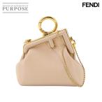 未使用 展示品 フェンディ FENDI ファースト ナノ チェーン コインケース 財布 チェーン ウォレット レザー プードル 7AS051 90286444
