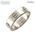 カルティエ Cartier ラブ #57 リング K18 WG ホワイトゴールド 750 指輪 Love Ring【証明書付き】 90286807
