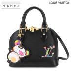未使用 展示品 ルイ ヴィトン LOUIS VUITTON LVxTM エピ アルマ BB 2way ハンド ショルダー バッグ ブラック M13670 RFID 村上隆 90287708