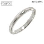 ショッピングティファニー ティファニー TIFFANY&CO. ミルグレイン 19号 リング 幅3mm Pt プラチナ 指輪 Milgrain Ring 90288220