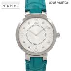 ルイ ヴィトン LOUIS VUITTON タンブール モノグラム Q13MJ レディース 腕時計 8P ダイヤモンド シルバー クォーツ Tambour 90288664