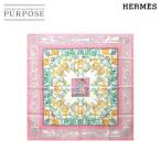 未使用 展示品 エルメス HERMES カレ 90 大判 スカーフ Early America 古き良きアメリカ シルク 100% ピンク Carre Scarf 90289098