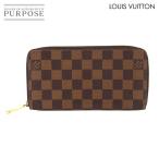 ルイ ヴィトン LOUIS VUITTON ダミエ ジッピー ウォレット ラウンドファスナー 長財布 エベヌ ブラウン N41661 90289306