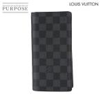 ルイ ヴィトン LOUIS VUITTON ダミエ グラフィット ポルトフォイユ ブラザ 長財布 ブラック グレー N62665 90289315