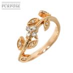 リング 14号 ダイヤ 0.13ct K18 PG ピンクゴールド 750 指輪 Diamond Ring 90289402
