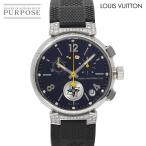 ルイ ヴィトン LOUIS VUITTON タンブール ラブリーカップ Q11BK 12P ラグ ダイヤ メンズ 腕時計 クロノグラフ クォーツ Tambour 90289932
