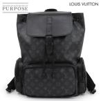 新品同様 ルイ ヴィトン LOUIS VUITTON モノグラム エクリプス トリオ バックパック リュックサック ブラック M45538 RFID 90290088