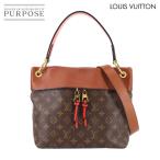 新品同様 ルイ ヴィトン LOUIS VUITTON モノグラム テュイルリー ブザス 2way ハンド ショルダー バッグ レザー キャメル M43157 90290944