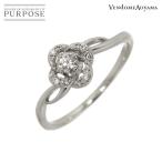 ヴァンドーム青山 Vendome Aoyama フローラルネクター 13号 リング ダイヤ 0.106/0.05ct Pt プラチナ 指輪 花 Diamond Ring 90291085