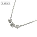 ダイヤ 0.50ct ネックレス 42cm Pt プラチナ Diamond Necklace 90291672
