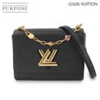ショッピングルイ・ヴィトン 新品同様 ルイ ヴィトン LOUIS VUITTON エピ ツイスト MM ショルダー バッグ レザー ノワール M20834 Epi Twist MM 90291748
