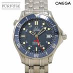 オメガ OMEGA シーマスター プロフェッショナル 300 GMT 2535 80 メンズ 腕時計 デイト ネイビー オートマ 自動巻き Seamaster 90291790