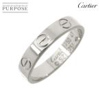 カルティエ Cartier ミニラブ #47 リング K18 WG ホワイトゴールド 750 指輪 Mini Love Ring 90292220