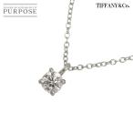ティファニー TIFFANY&amp;CO. ソリティア ダイヤ ネックレス 44cm Pt プラチナ Diamond Necklace 90292223