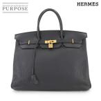 新品同様 エルメス HERMES バーキン40 トゴ ブラック ハンド バッグ □Q刻印 ゴールド 金具 Birkin 40 90292926