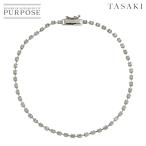 タサキ TASAKI ダイヤ 1.00ct ブレスレット 17.5cm Pt プラチナ 田崎真珠 Diamond Bracelet 90293059