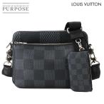 新品同様 ルイ ヴィトン LOUIS VUITTON ダミエ グラフィット3D トリオ メッセンジャー ショルダー バッグ N50017 Trio Messenger 90293323