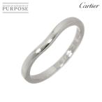 カルティエ Cartier バレリーナ カーブ #52 リング Pt プラチナ 指輪 Ballerine curve Ring【証明書付き】 90293407