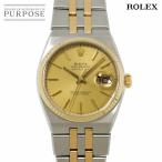 ロレックス ROLEX オイスタークォーツ デイトジャスト コンビ 17013 6番 メンズ 腕時計 ゴールド K18YG ウォッチ Oyster quartz 90294092