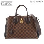新品同様 ルイ ヴィトン LOUIS VUITTON ダミエ ノルマンディー 2way ハンド ショルダー バッグ エベヌ ノワール N41487 90294400