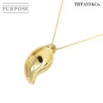 ショッピングティファニー ティファニー TIFFANY&Co. リーフ ネックレス 40cm K18 YG イエローゴールド 750 Necklace 90294764