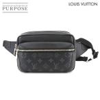 ショッピングLOUIS 新品同様 ルイ ヴィトン LOUIS VUITTON タイガラマ バムバッグ アウトドア ボディ バッグ ノワール M30245 ブラック 90295044