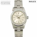 ロレックス ROLEX オイスターパーペチュアル 76080 F番 レディース 腕時計 シルバー オートマ 自動巻き Oyster perpetual 90296187