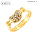 ショッピングティファニー ティファニー TIFFANY&Co. ビーン 11号 リング ダイヤ K18 YG イエローゴールド 750 指輪 Bean Ring 90296421
