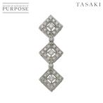 tasakiTASAKI diamond 0.50ct подвеска с цепью K18 WG белое золото 750 2WAY Tasaki Shinju Pendant Top 90296923