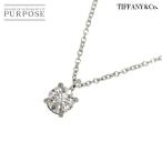 ショッピングティファニー ティファニー TIFFANY&CO. ソリティア ダイヤ 0.40ct H/VS2/3EX ネックレス 40cm Pt プラチナ Necklace【鑑定書付き】 90296933