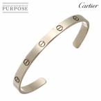 カルティエ Cartier ラブ ブレス #20 オープン K18 WG ホワイトゴールド 750 ブレスレット バングル Love Bracelet 90297296