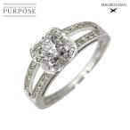 モーブッサン MAUBOUSSIN リング ダイヤ K18 WG ホワイトゴールド 750 指輪 Ring 90297329