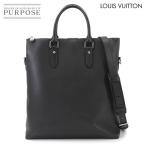 新品同様 ルイ ヴィトン LOUIS VUITTON タイガ アントン トート 2way ショルダー バッグ ノワール M33433 Taiga Anton Tote 90297534